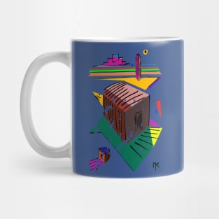 Vintage abstract architecture Mug